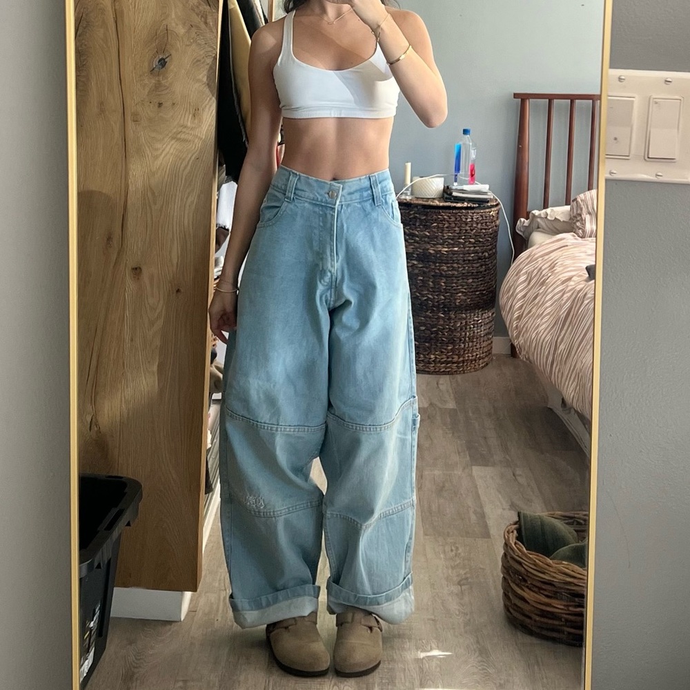 Vaneta1996 Light Denim Baggy Jeans